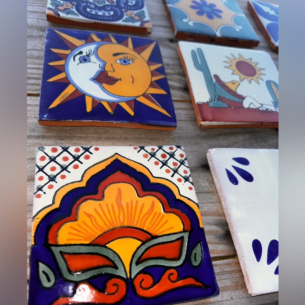 Talavera Tile Coaster Set - 4 Pack - YOU PICK